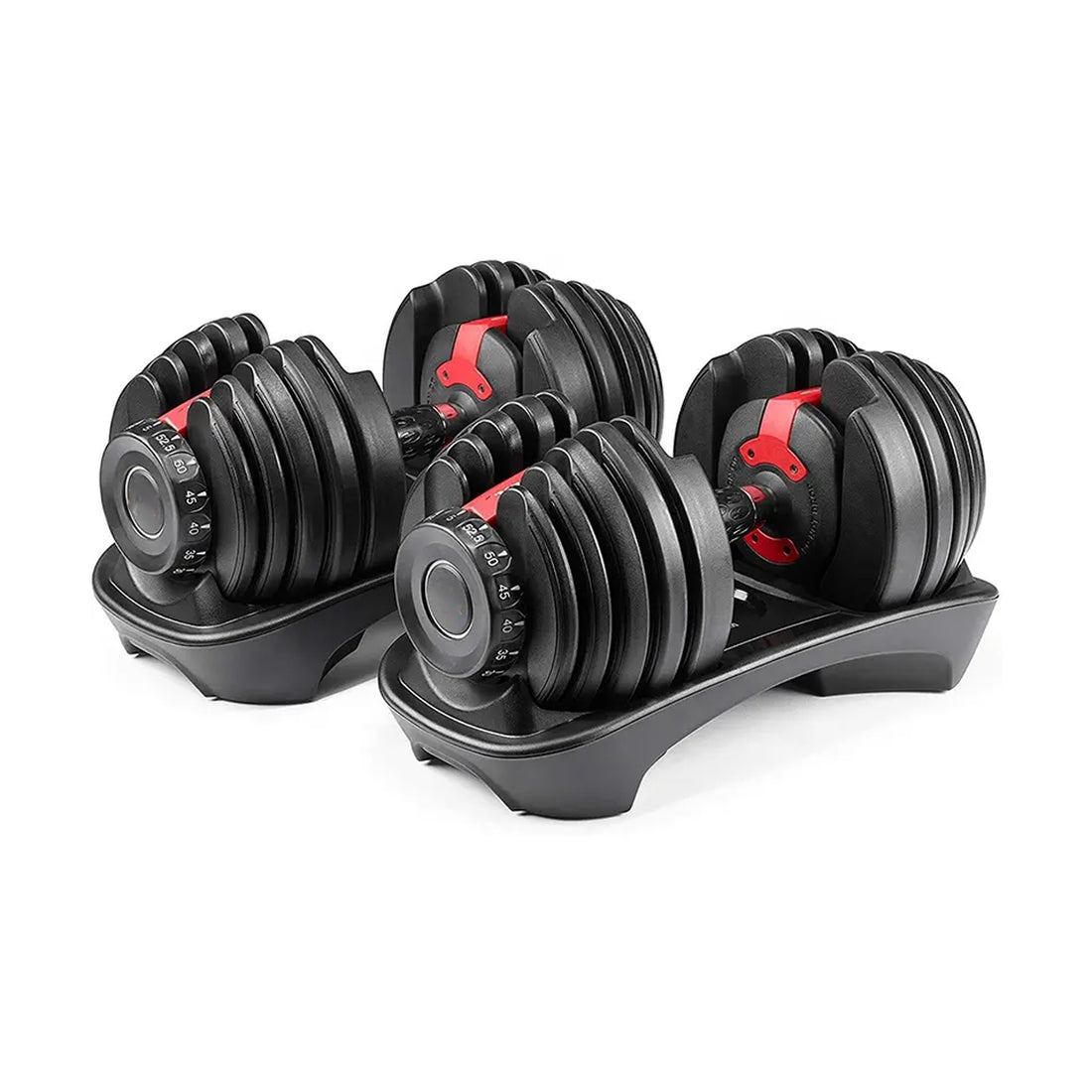 24kg Adjustable Dumbbell – 15-in-1 Quick Dial Weight Set for Compact Home Gym