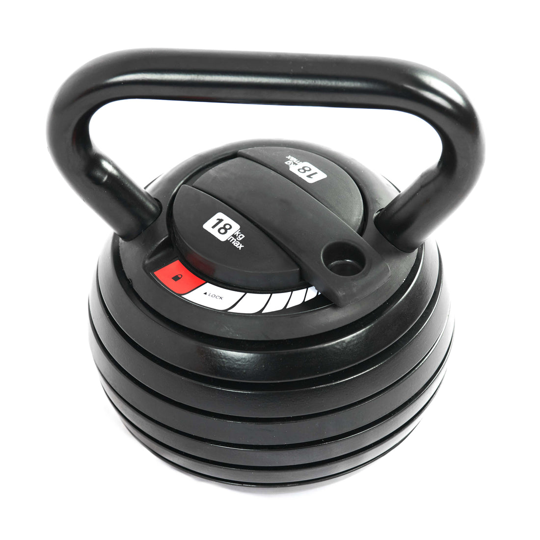 18kg Adjustable Kettlebell Weight Set - Heavy-Duty Kettle Bell with Quick Lock for Full-Body Strength & Endurance Training