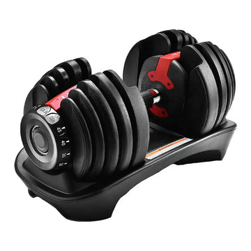 24kg Adjustable Dumbbell – 15-in-1 Quick Dial Weight Set for Compact Home Gym