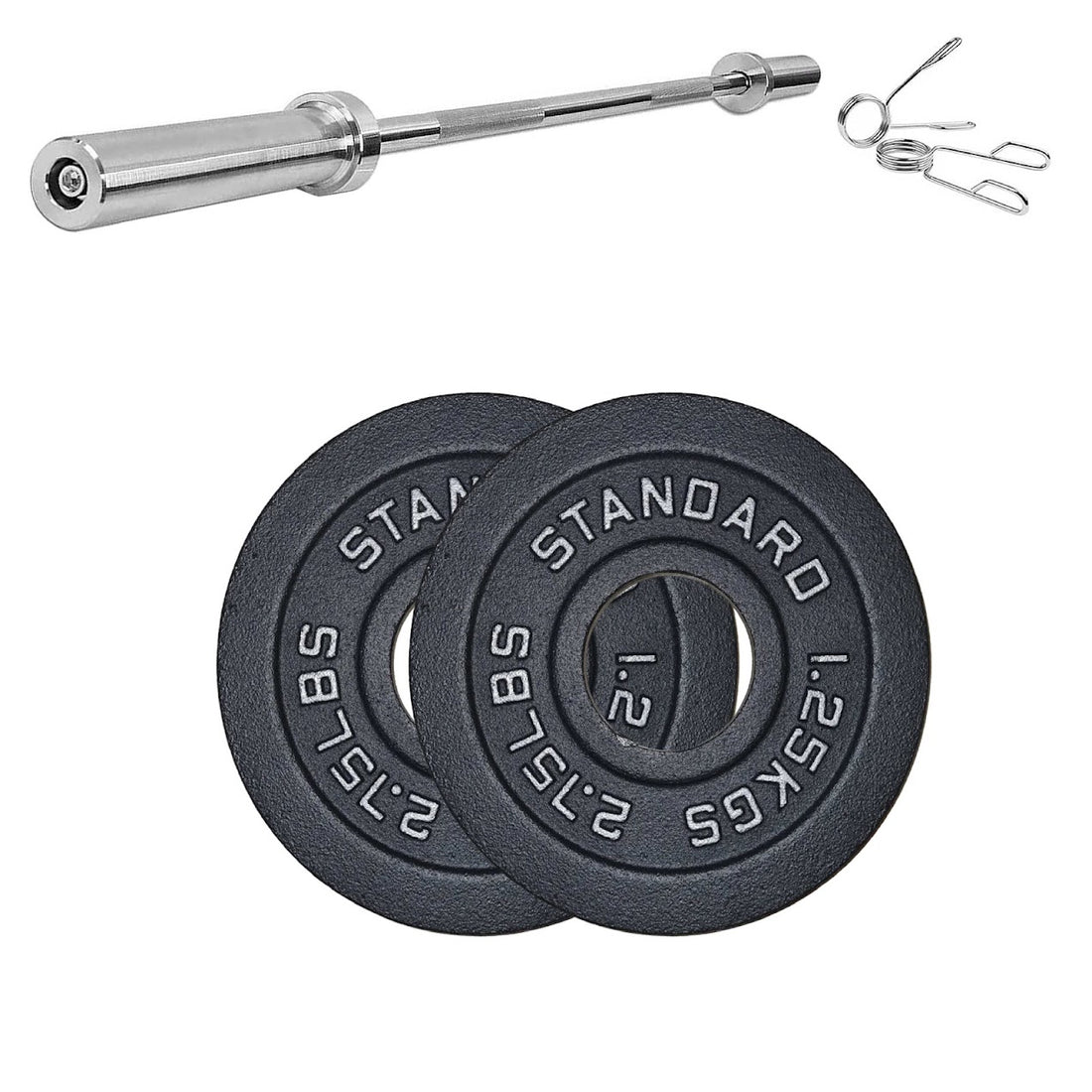 Cast Iron Weight Plates - Durable Heavy-Duty Weight Discs for Home & Gym Strength Training & Weightlifting Equipment