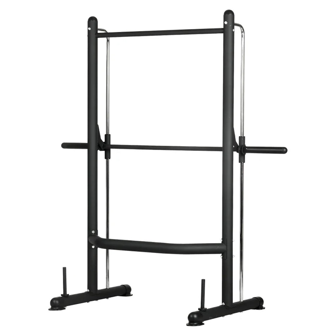 Smith Machine Squat Rack with Pull-Up Bar – Multi-Functional Weight Lifting Station for Home Gym Strength Training & Workouts
