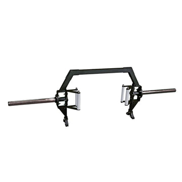 20kg Open Trap Bar - Deluxe Hex Bar for Deadlifts & Shrugs with Built-In Jack, Rotating Sleeves for Olympic & Standard Plates