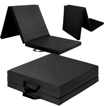 Tri-Fold Yoga & Gymnastics Exercise Mat 6FT – 5cm High Density Foam