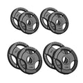 Set of four weight plates with '2.5KG' marking on a white background