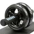 Black and red power rack on a white background