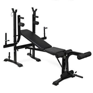 All-in-One Multi Bench: Ultimate Home Gym Solution for Full-Body Strength Training, Weight Lifting & Exercise Workouts