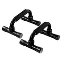 Black pull-up bar on a white background