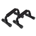 Pair of black guitar tuners on a white background
