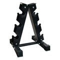 Black metal drink holder on a white background