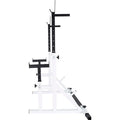 White and black metal frame on a white background