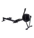 Black air rower on a white background