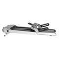 Metallic kitchen tool on a white background